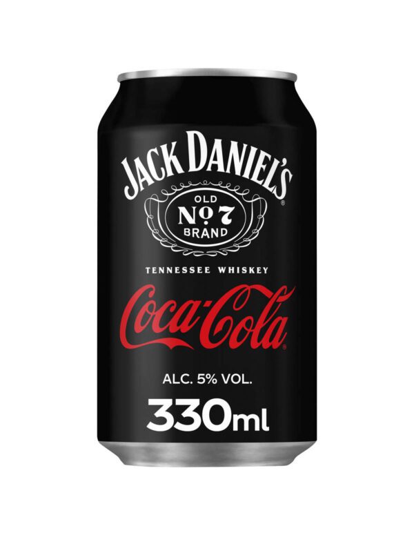 Jack Daniels & Coca Cola mixcan