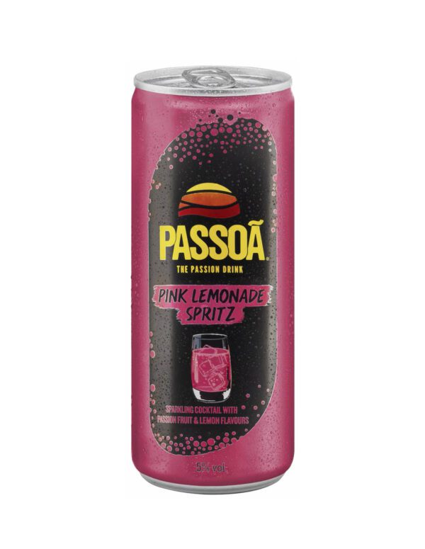 Passoa pink lemonade spritz
