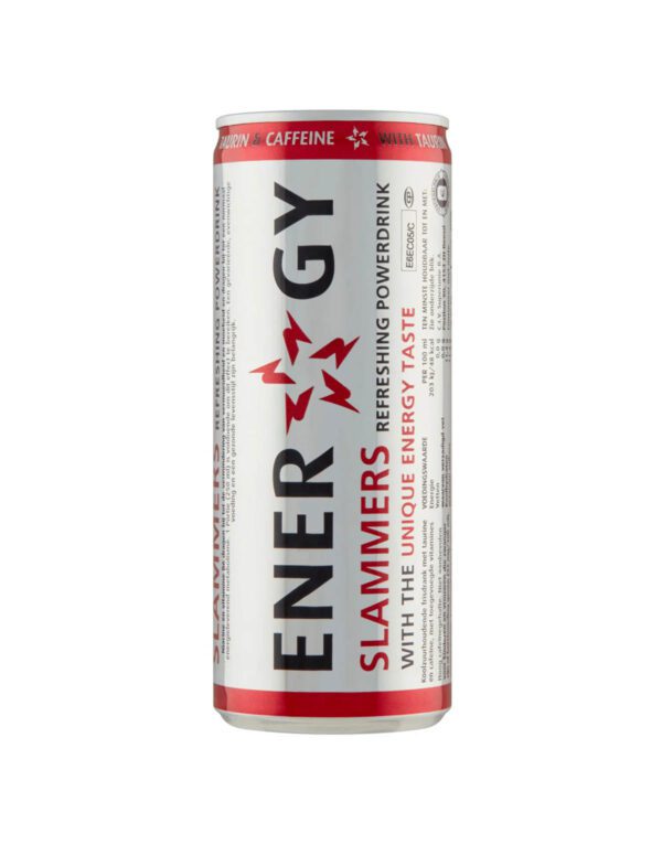 Slammer Energy Drink, blikje